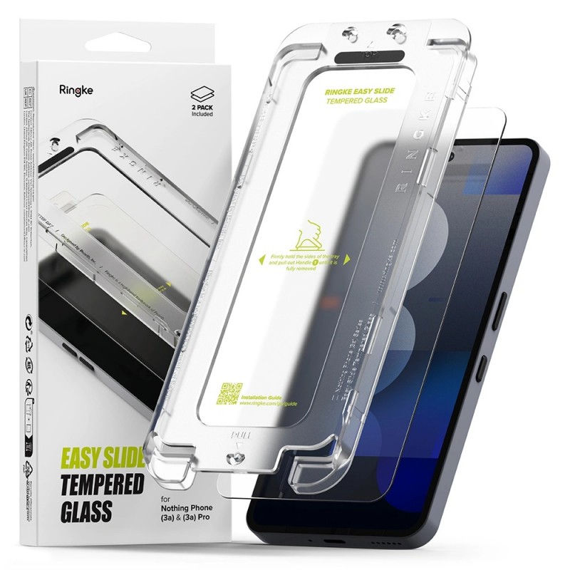 Γυαλί Προστασίας Ringke Easy Slide 2-Pack Nothing Phone 3A / 3A Pro Clear