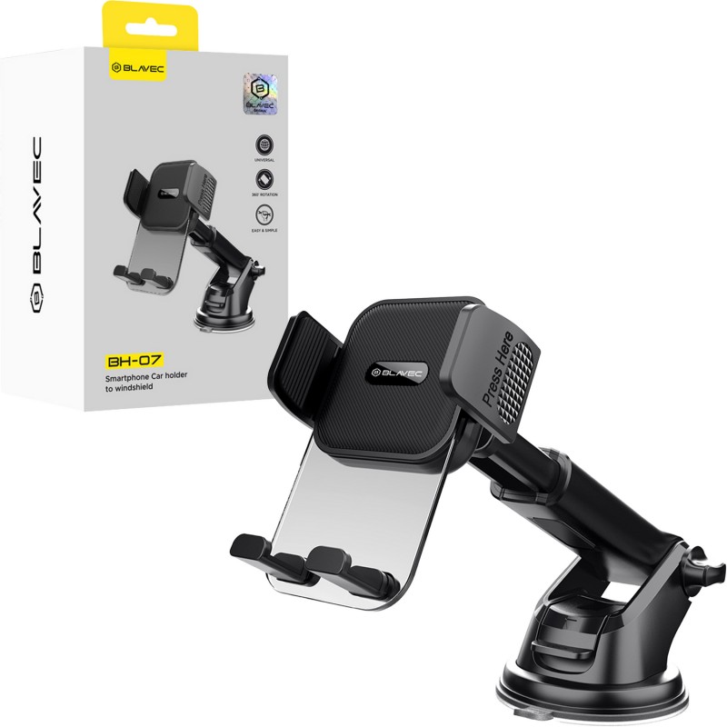 Βάση Αυτοκινήτου Blavec Car Holder BH-07 to Windshield / Dashboard (BH07-WSB) Black 