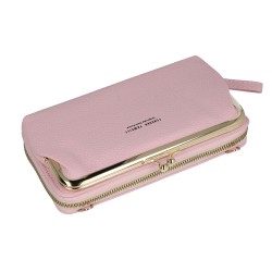 Τσάντα Crossbody Knitted Phone Bag GCW18 Light Pink