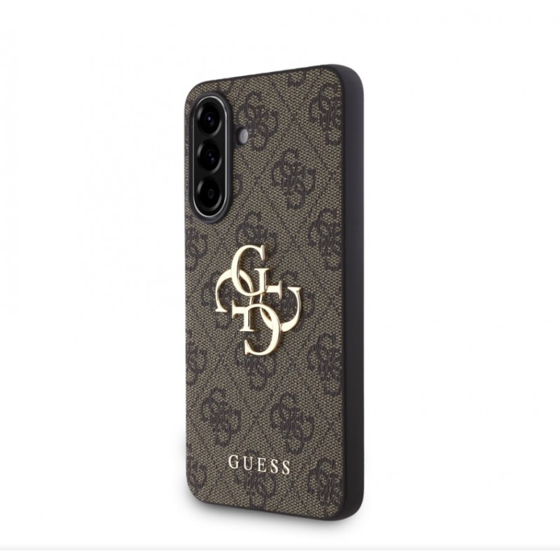 Θήκη Guess PU 4G Metal Logo Case for Samsung Galaxy A56 SM-A566 / A36 SM-A366 / A37 SM-A376 5G Brown