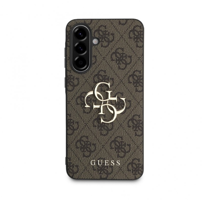 Θήκη Guess PU 4G Metal Logo Case for Samsung Galaxy A56 SM-A566 / A36 SM-A366 / A37 SM-A376 5G Brown