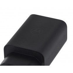 Φορτιστής Motorola TurboPower Travel Charger USB-C GaN 68W + USB-C to USB-C Data Cable 6.5A Black (Original)