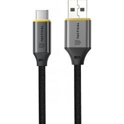 Καλώδιο Tactical Fast Rope Aramid 2.0 Cable USB-A to USB-C 1m Black