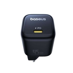 Φορτιστής Ταξιδιού Baseus PicoGo GaN Wall Charger 1xUSB-C 45W Black (P10176800123-00)