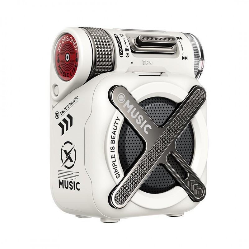 Φορητό Ηχείο XO F72 Mecha Bluetooth Speaker White