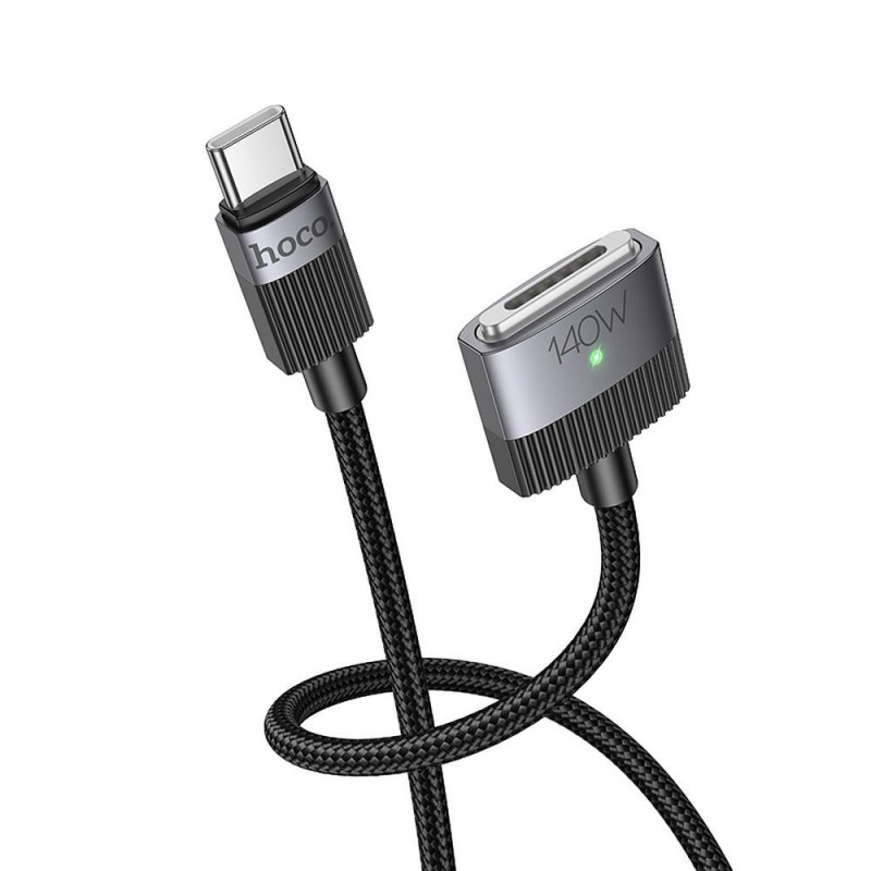 Καλώδιο Hoco U141 Braided Series Type-C to Mag3 Apple MacBook Laptop Cable 5A 140W 1,8m Black