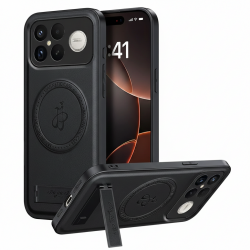 Θήκη Luxury Hybrid Leather Magnetic Stand Cover Xiaomi Poco F8 Ultra Black