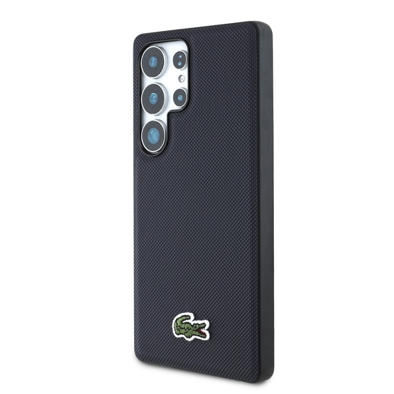 Θήκη Lacoste Iconic Petit Pique Woven Logo MagSafe Case Samsung Galaxy S25 Ultra 5G S938 Blue
