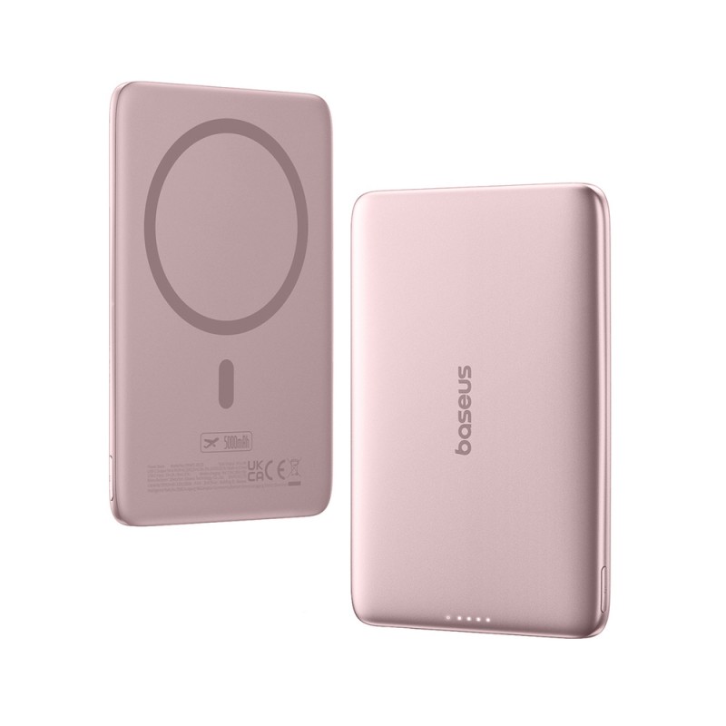 Εξωτερική Μπαταρία Baseus PicoGo AM41 20W Magnetic Powerbank 5000mAh Nebula Pink