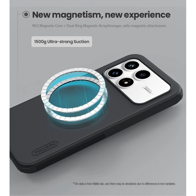 Θήκη Nillkin Super Frosted PRO Magnetic Back Cover Xiaomi Poco F8 Ultra Black