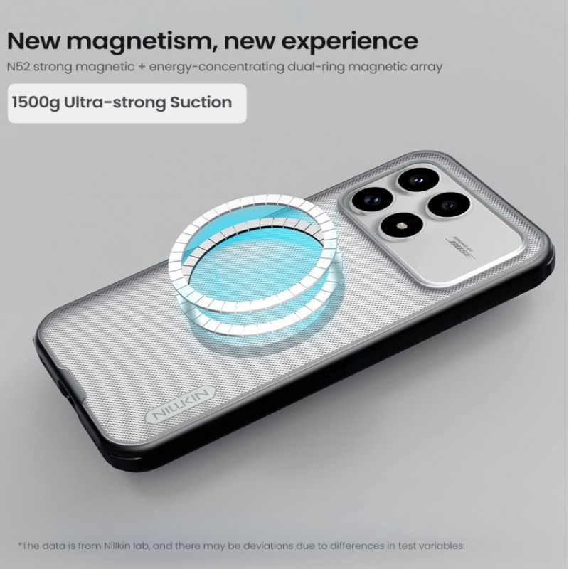 Θήκη Nillkin Super Frosted PRO Magnetic Back Cover Xiaomi Poco F8 Pro Transparent Black