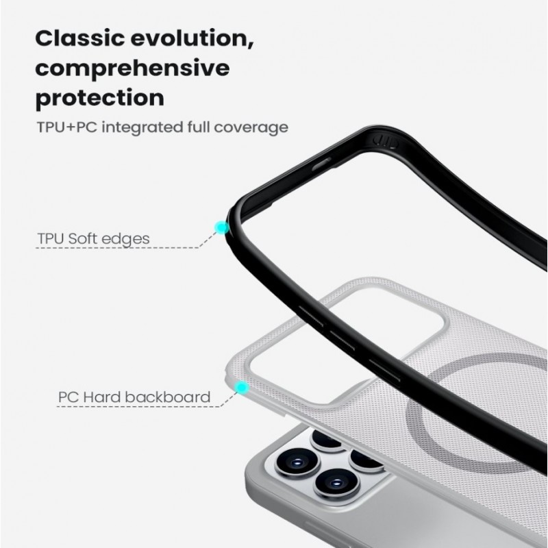 Θήκη Nillkin Super Frosted PRO Magnetic Back Cover Xiaomi Poco F8 Pro Transparent Black