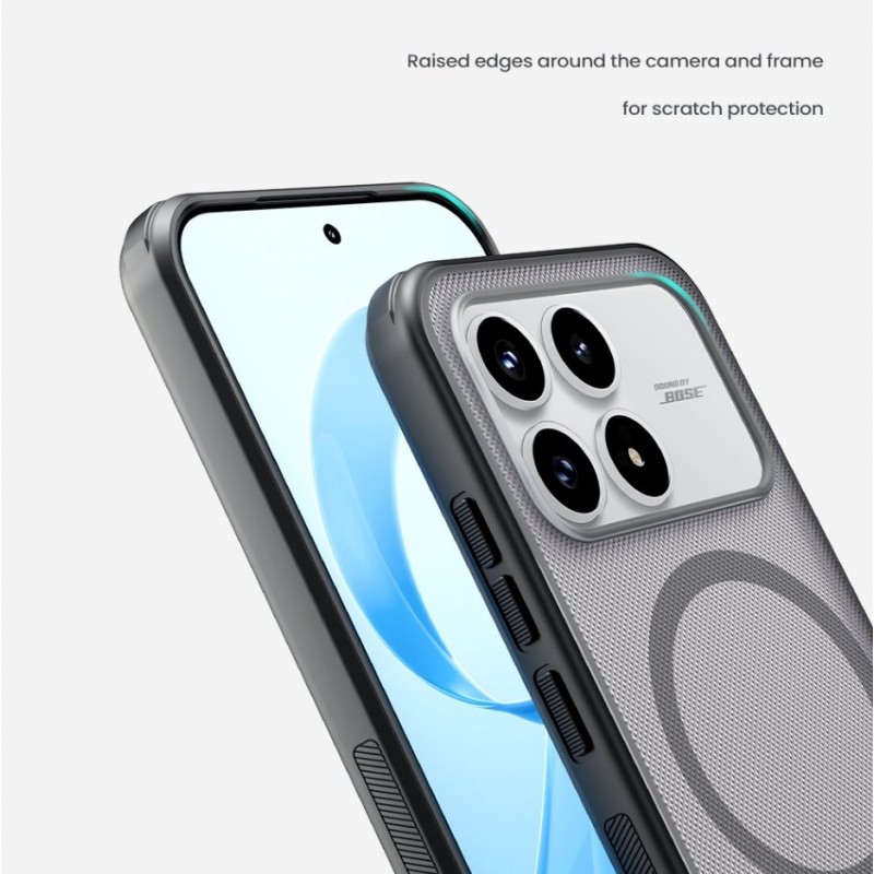 Θήκη Nillkin Super Frosted PRO Magnetic Back Cover Xiaomi Poco F8 Pro Transparent Black