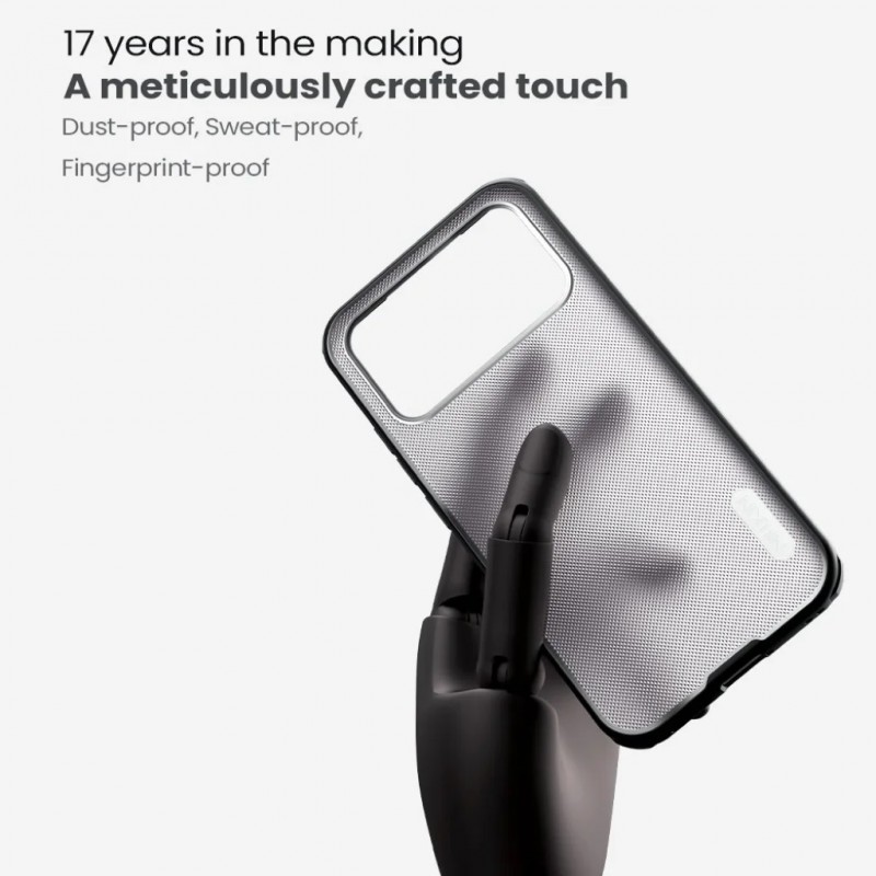 Θήκη Nillkin Super Frosted PRO Magnetic Back Cover Xiaomi Poco F8 Pro Transparent Black