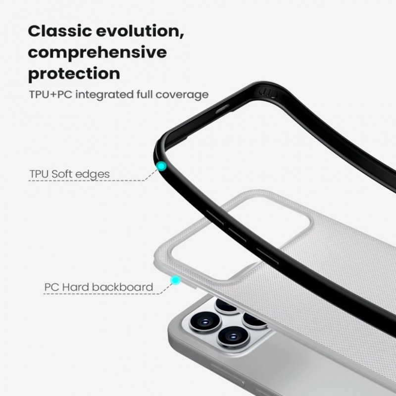 Θήκη Nillkin Super Frosted PRO Magnetic Back Cover Xiaomi Poco F8 Pro Transparent Black
