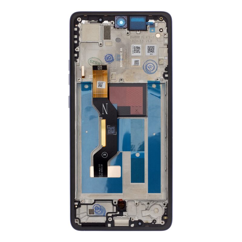 Οθόνη LCD & Μηχανισμός Αφής Motorola Moto G86 Black (Original) with Frame με 3 Χρόνια Εγγύηση