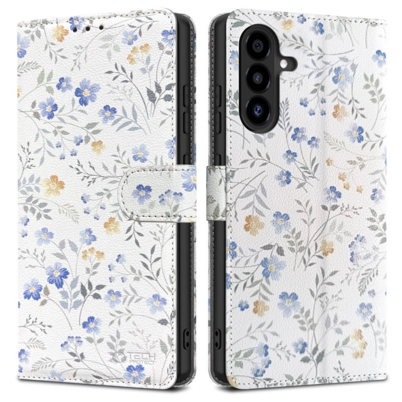 Θήκη Tech-Protect Wallet Samsung Galaxy A26 5G SM-A266E / A17 4G SM-A176F / A17 5G SM-A176B Spring Flowers