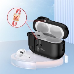 ΘήκηTech-Protect Slim Hook Apple Airpods Pro 1 / 2 Black