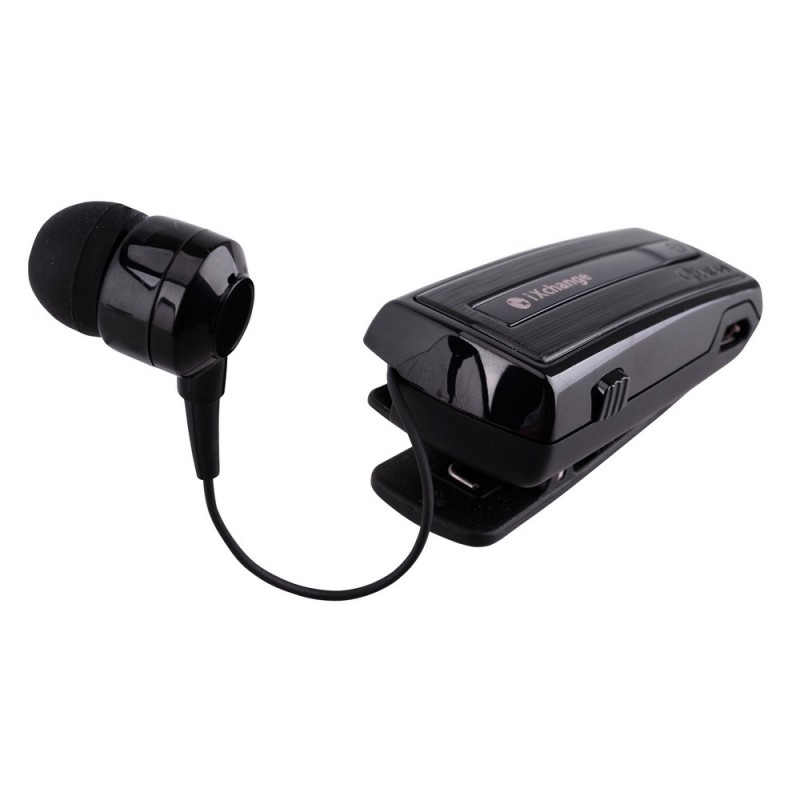 Ακουστικό Bluetooth BT iXchange Retractable UA-28 V2.0 Black