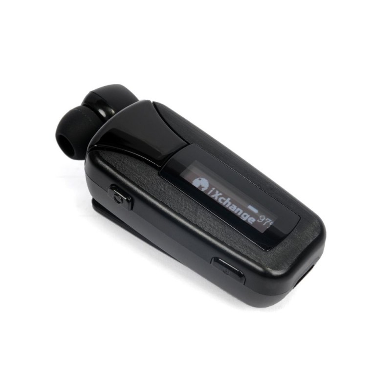 Ακουστικό Bluetooth BT iXchange with LCD Retractable UA-51 Pro Black