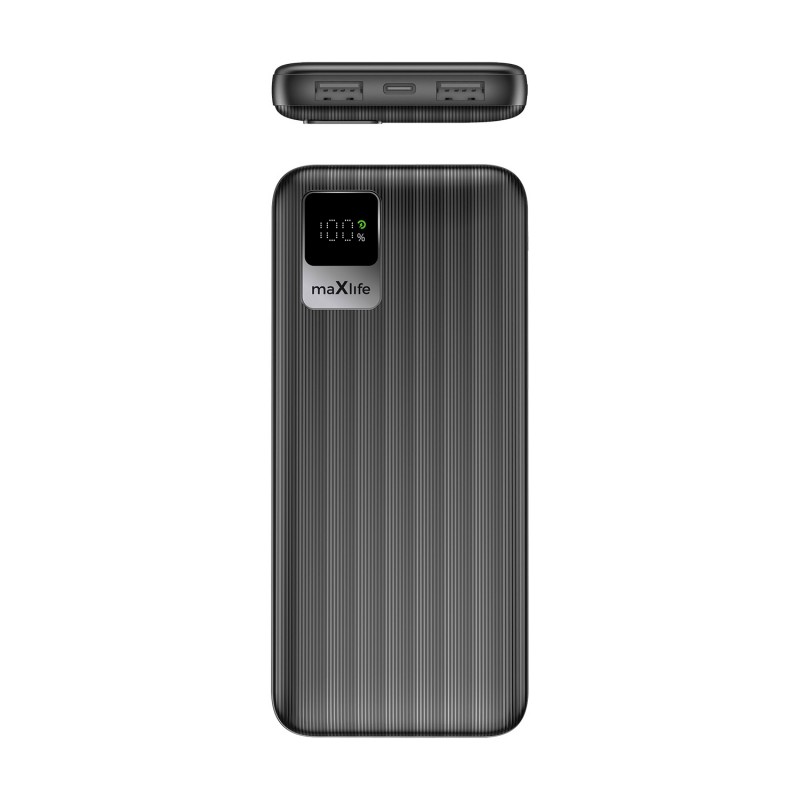 Εξωτερική Μπαταρία Maxlife Powerbank MXPB-07 10000mAh Black