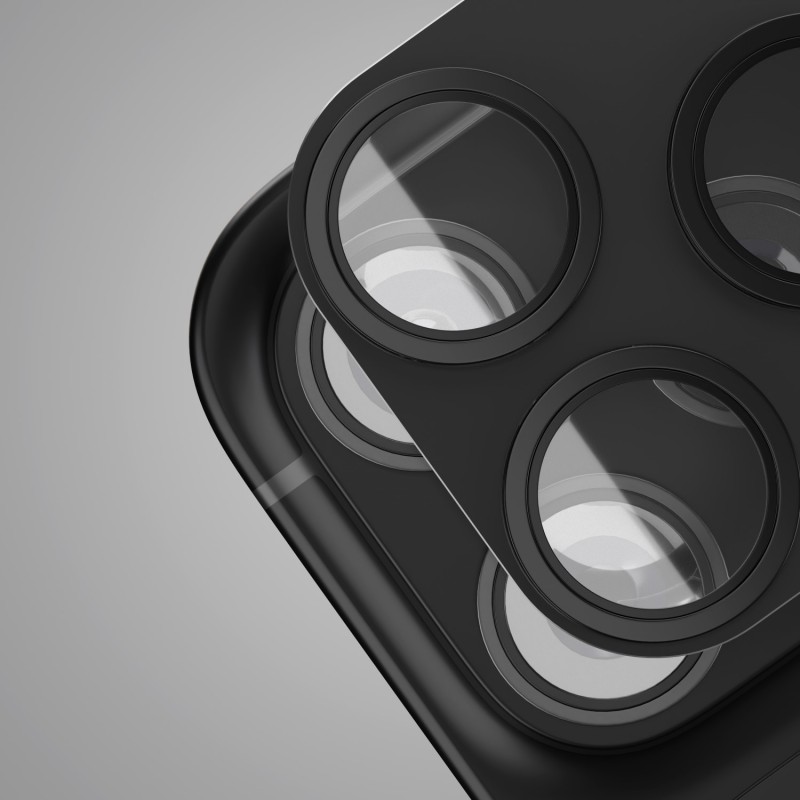 Προστατευτικό Φακών Κάμερας Etteri Full Camera Lens Guard for iPhone 17 Pro Max (6.9") Black