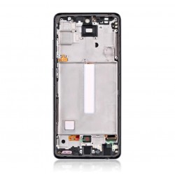 Οθόνη LCD Incell Samsung Galaxy A52 5G A5260/A526B/A526F Black (OEM) with Frame με 3 Χρόνια Εγγύηση (w/o Fingerprint Function)