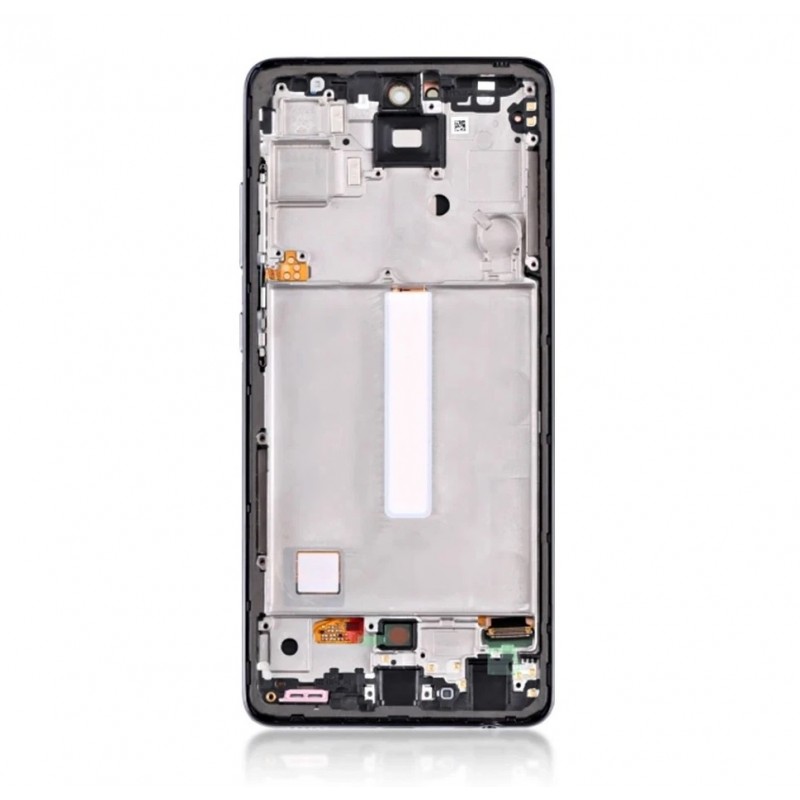 Οθόνη LCD Incell Samsung Galaxy A52 5G A5260/A526B/A526F Black (OEM) with Frame με 3 Χρόνια Εγγύηση (w/o Fingerprint Function)