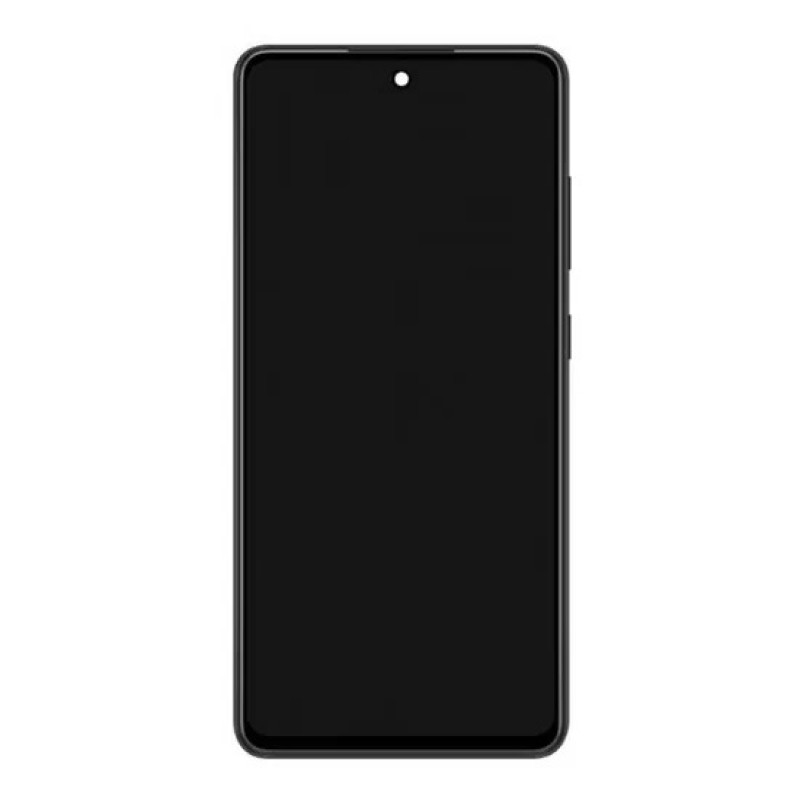 Οθόνη LCD Incell Samsung Galaxy A52 5G A5260/A526B/A526F Black (OEM) with Frame με 3 Χρόνια Εγγύηση (w/o Fingerprint Function)