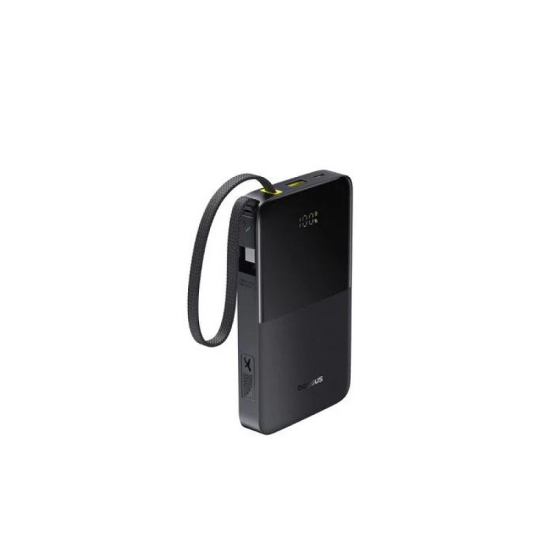 Εξωτερική Μπαταρία Baseus Enerfill FC51 Bipow2 Pro Powerbank 20000mAh USB-A with Retractable Cable USB-C 22.5W Black