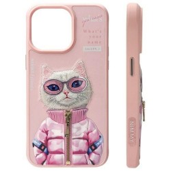 Θήκη Nimmy Cool&Cute 2.0 Cat Cover For iPhone 15 Pro (6.1") Pink