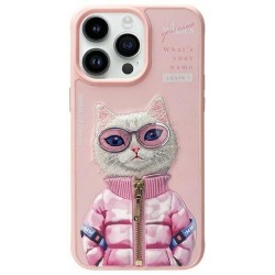 Θήκη Nimmy Cool&Cute 2.0 Cat Cover For iPhone 15 Pro (6.1") Pink