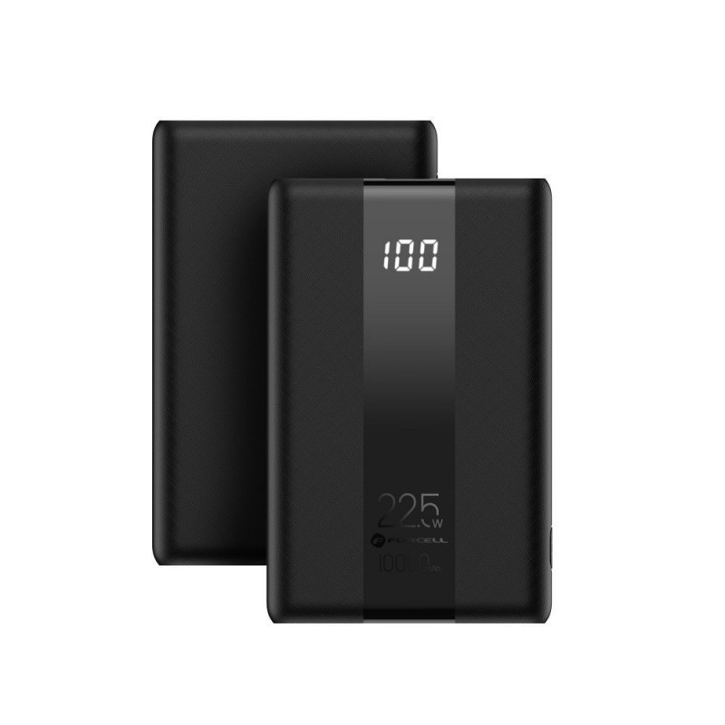 Εξωτερική Μπαταρία Forcell F-Energy Energo P10K2 PowerBank 2x USB A & 1x USB-C 3A 22,5W 10000mAh Black