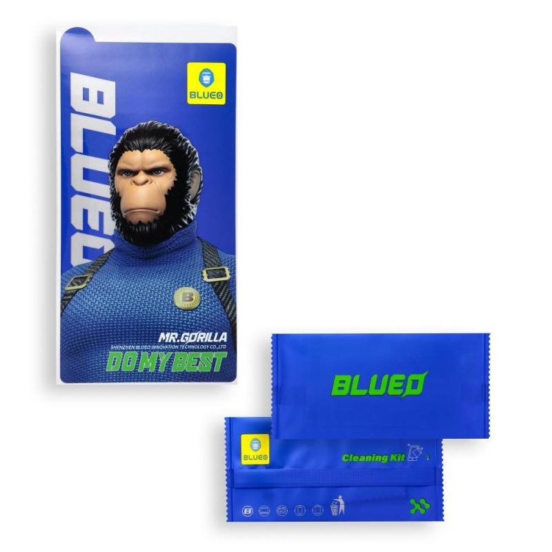 Γυαλί Προστασίας BlueO 5D Mr. Monkey Glass Airbag Anti-Broken iPhone 14 Pro (6.1") Black