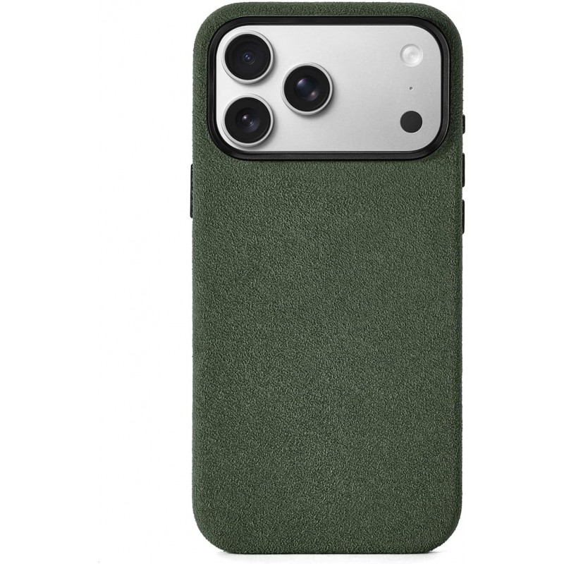 Θήκη Alcantara Full Wrap Case with MagSafe Apple iPhone 17 Pro Max (6.9") Green