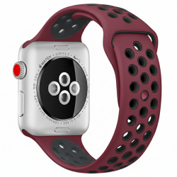 Ανταλλακτικό λουράκι QuickFit Silicone Sportband Apple Watch 1/2/3/4/5/6/SE/7/8 (42/44/45/49mm) Burgundy
