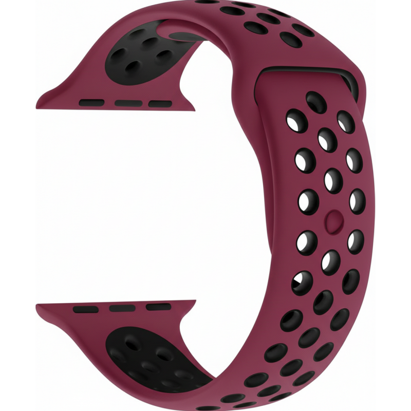 Ανταλλακτικό λουράκι QuickFit Silicone Sportband Apple Watch 1/2/3/4/5/6/SE/7/8 (42/44/45/49mm) Burgundy