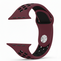 Ανταλλακτικό λουράκι QuickFit Silicone Sportband Apple Watch 1/2/3/4/5/6/SE/7/8 (42/44/45/49mm) Burgundy