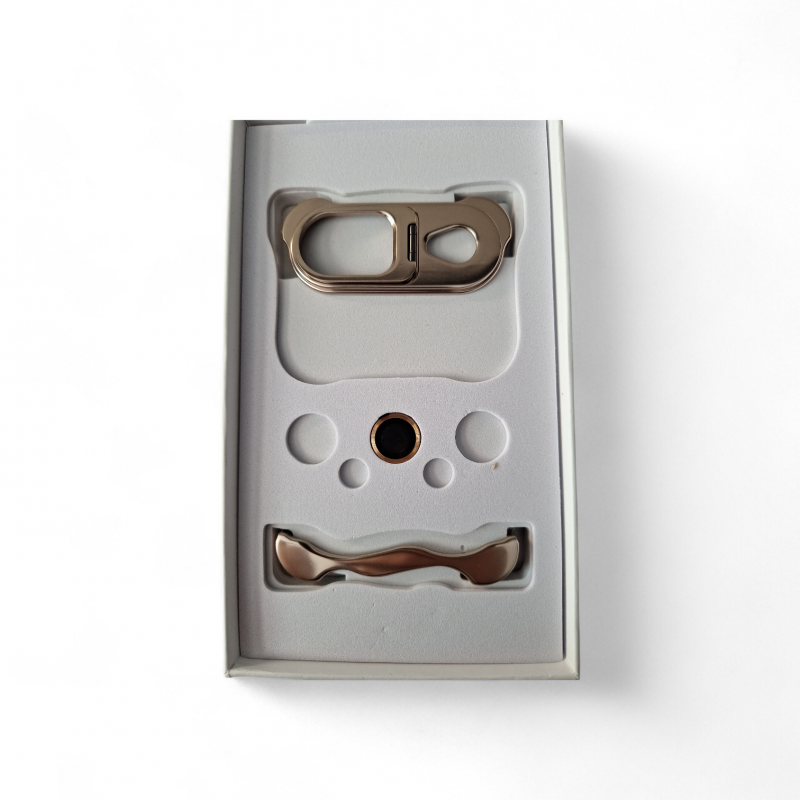 Θήκη Shockproof Frameless Metal Corner Cover with Stand & Camera Lens iPhone AIr (6.5") Silver