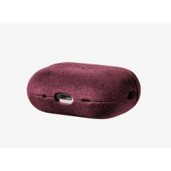 Θήκη Alcantara Cover Apple Airpods Pro 1 / 2 Wine Red