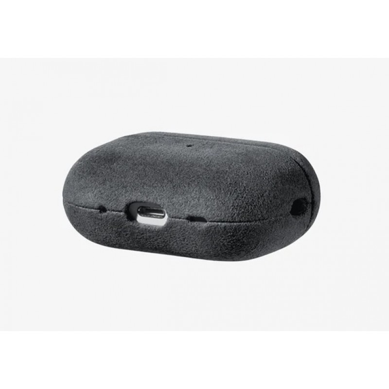 Θήκη Alcantara Cover Apple Airpods Pro 1 / 2 Space Grey