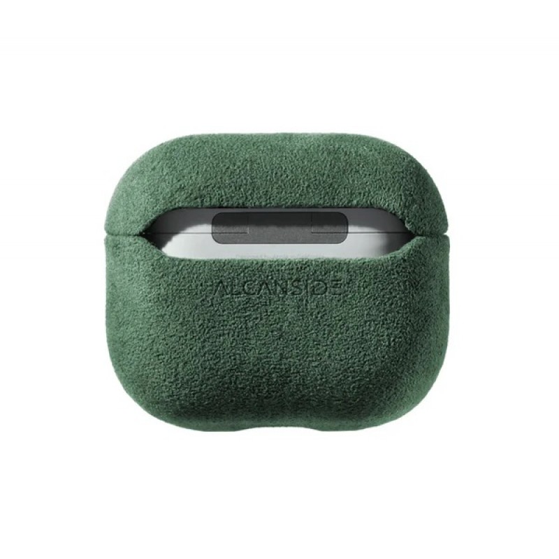 Θήκη Alcantara Cover Apple AirPods 3 Midnight Green