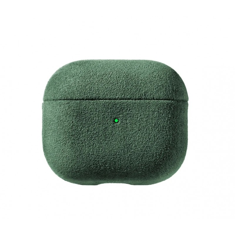 Θήκη Alcantara Cover Apple AirPods 3 Midnight Green