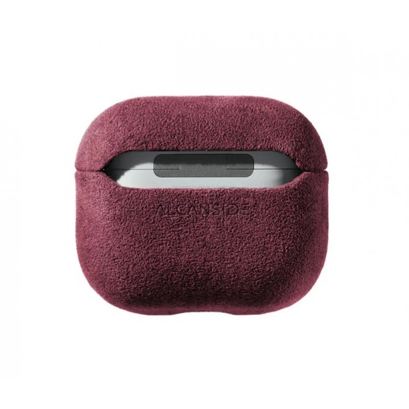 Θήκη Alcantara Cover Apple AirPods 3 Wine Red