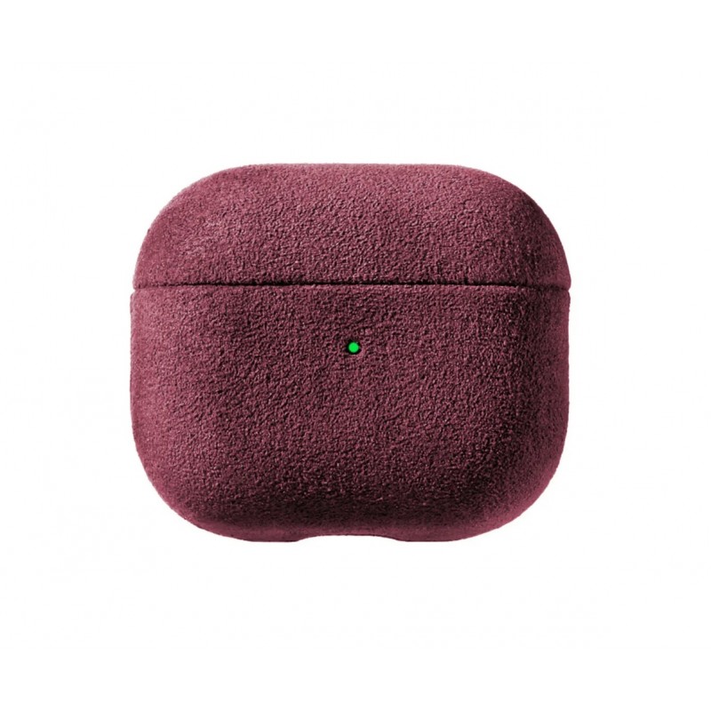 Θήκη Alcantara Cover Apple AirPods 3 Wine Red