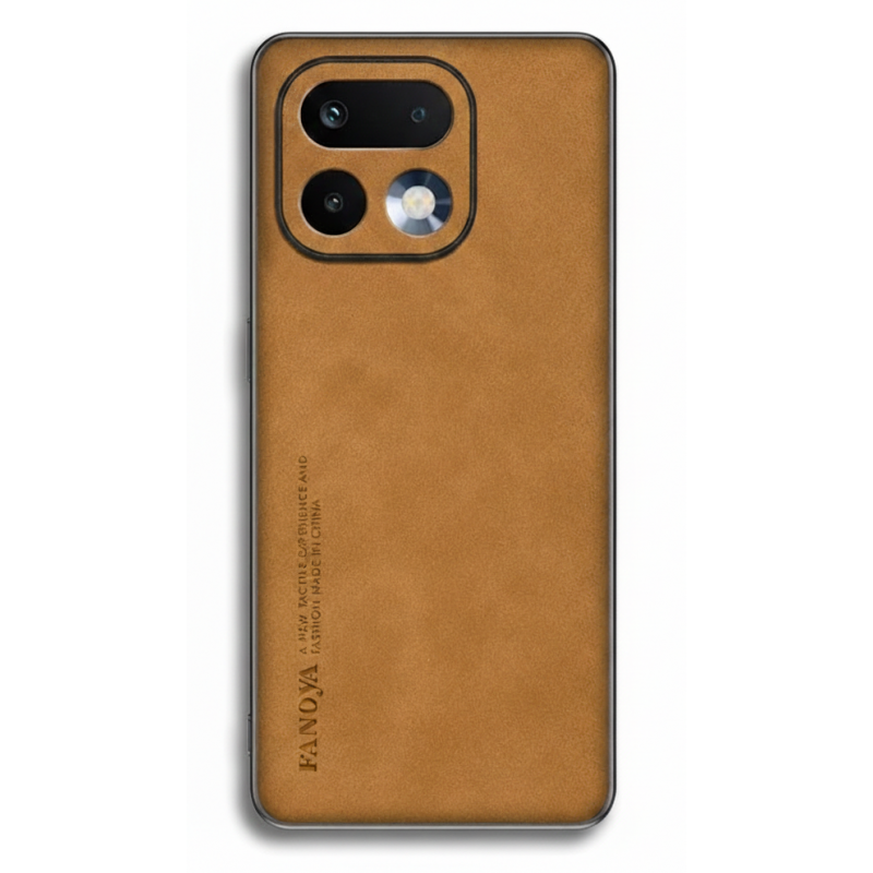Θήκη Fanoya Leather Cover Realme 16 Pro+ Plus 5G Brown