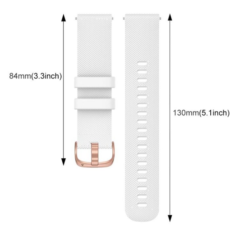 Ανταλλακτικό λουράκι QuickFit Rose Gold Buckle Wine Red για Huawei Watch GT4 (41mm)  / Huawei Watch GT  5 (41MM)  / GT 5 Pro / Honor S1 (18mm)