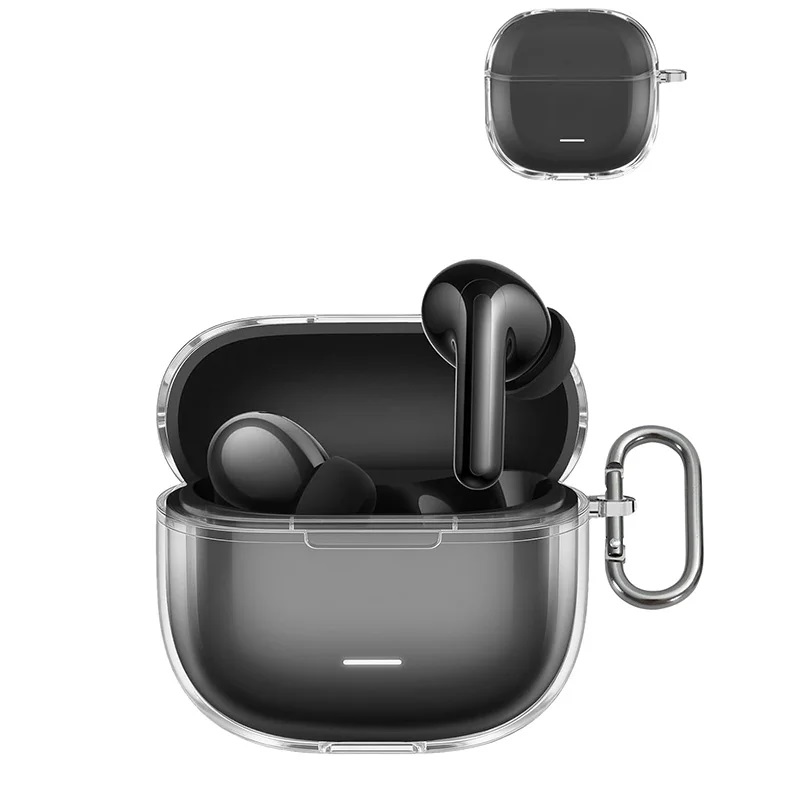 Θήκη Xiaomi Redmi Buds 8 Lite Silicone Skin with Carabiner Clear