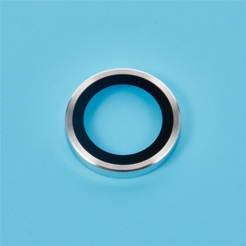 Γυαλί Προστασίας Eagle Eye Camera Lens with Metal Ring Silver iPhone 16 Pro (6.3'')/16 Pro Max (6.9") Tempered Glass 9H AntiCrash / AntiShock