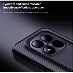 Θήκη Nillkin CamShield PRO Hard Case Xiaomi Poco M8 Pro / Redmi Note 15 Pro+ Plus 5G Transparent Black